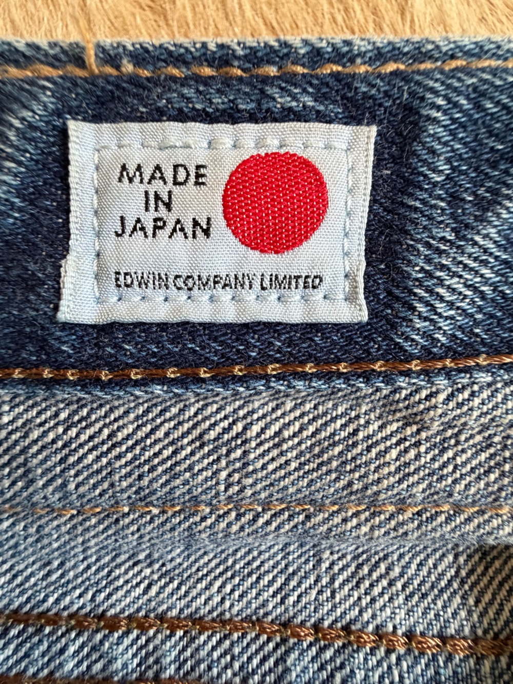 Edwin ED33M Made in Japan Selvedge Jeans 29x32 Raw Hem Straight Leg